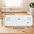 thumbnail image 6 of Unique Bargains Dimmable Digital Alarm Clock with with Snooze Function 6.3"  x 1"  x 2.4", 6 of 6