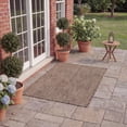 thumbnail image 6 of SAFAVIEH Courtyard Blazhe Chevron Indoor/Outdoor Area Rug, Brown/Beige, 2'7" x 5', 6 of 17