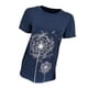 thumbnail image 4 of Guardurnaity Camisas de cuello para mujer, camisetas transpirables de verano de estilo Simple de diente de león de manga corta, ropa Unisex, Prendas para la parte del cuerpo Azul XXL, 4 of 6