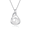 White, variant on 10-11mm Tahitian Cultured Black Pearl Necklace Pendant 925 Sterling Silver18+2 in Valentine's Day Gifts for Her