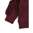 thumbnail image 5 of 0-24M Newborn Baby Girl Autumn Clothing Set 6M 12M 18M 24M Long Sleeve Solid Cotton Soft Top Pants, 5 of 7