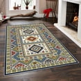 thumbnail image 5 of Alfombra persa con diseño turco para hotel, sala de estar, mesa de centro, sofá, antideslizante, lavable, 5 of 5