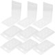 thumbnail image 5 of GOOHOCHY 10 moldes de plástico transparente para cera fundida, con 6 cavidades en forma de estrella, para hacer tartas de cera artesanales y almacenarlas., 5 of 8