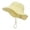 Yellow, variant on Toddler Sun Bucket Hat Wide Brim Summer Beach Cap for Outdoor Boys Girls Play Funny Hats Adjustable Cute Caps Adjustable Baseball Hats for Boys & Girls