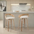 thumbnail image 2 of Grotto 26" Counter Stools Set of 2, Counter Height Chairs, Bar Stools Set of 2, Counter Height Stools, Counter Stools for Kitchen Counter, Bar Stools For Kitchen Island, 2 of 10