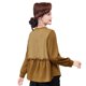 thumbnail image 4 of Mamá de mediana edad usa camisa de punto de manga larga de nueva moda de primavera y otoño, elegante estilo occidental con costuras sueltas que cubren el vientre, 4 of 4