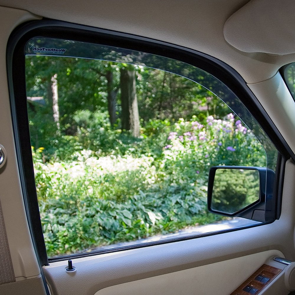 WeatherTech 2015+ Ford Edge Rear Side Window Deflectors - Dark Smoke