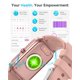 thumbnail image 4 of Rastreador de actividad ChronArk 1,57" rosa resistente al agua IP68, 4 of 7