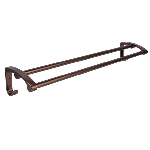 Toallero doble toallero de bao montado en la pared para evitar la corrosión a prueba de óxido para cocina y bao Toallero Toallero de pared Toallero doble Toallero ANGGREK Cocina, Decoración y Otros