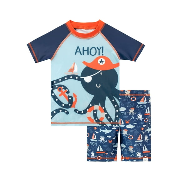 Harry Bear Boys Ahoy Octopus Swimset Sizes 2T-6