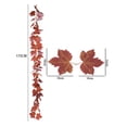 thumbnail image 3 of AYktou Fall Maple Leaves Garland, 5.7 Ft Hanging Vines Garland Artificial Autumn Foliage Garland Thanksgiving Decor Table Decor Fall Garland for Home Wedding Fireplace Party Outside Indoor Decor, 3 of 8