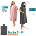 thumbnail image 3 of Poncho de surf SUN CUBE, cambiador con capucha, de secado rápido, 112 cm, 3 of 7