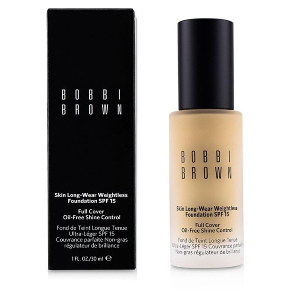 Bobbi Brown Skin Long Wear Weightless Foundation SPF 15 -Warm Sand- 1 oz