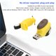 thumbnail image 3 of Memory Stick 2.0 USB Flash Drive Pendrive Almacenamiento de datos Dibujos animados Coche eléctrico Muñeca Amarillo, 3 of 8