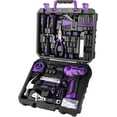 thumbnail image 2 of Tool Set: Tool Kit with 8V Cordless Drill, Hand Toolbox with storage case, Tool set for Home Repairs 126 Piece, 2 of 7