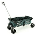 thumbnail image 2 of Creative Outdoor Foldable Wagon with Canopy and All Terrain Wheels, 150lbs Weight Capacity, Forest Diamond, 2 of 5