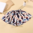 thumbnail image 2 of Odeerbi 1-12 Años Niñas Floral Skorts Verano Pantalones Cortos de Algodón Cintura Elástica Pierna Ancha Pantalones Cortos Sueltos, 2 of 3