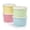 4 Small Canister Set - Heritage Multicolor, variant on Heritage Collection 8 Piece Food Storage Canister Set in Vintage Colors, Dishwasher Safe and BPA Free (4 Containers, 4 Lids)