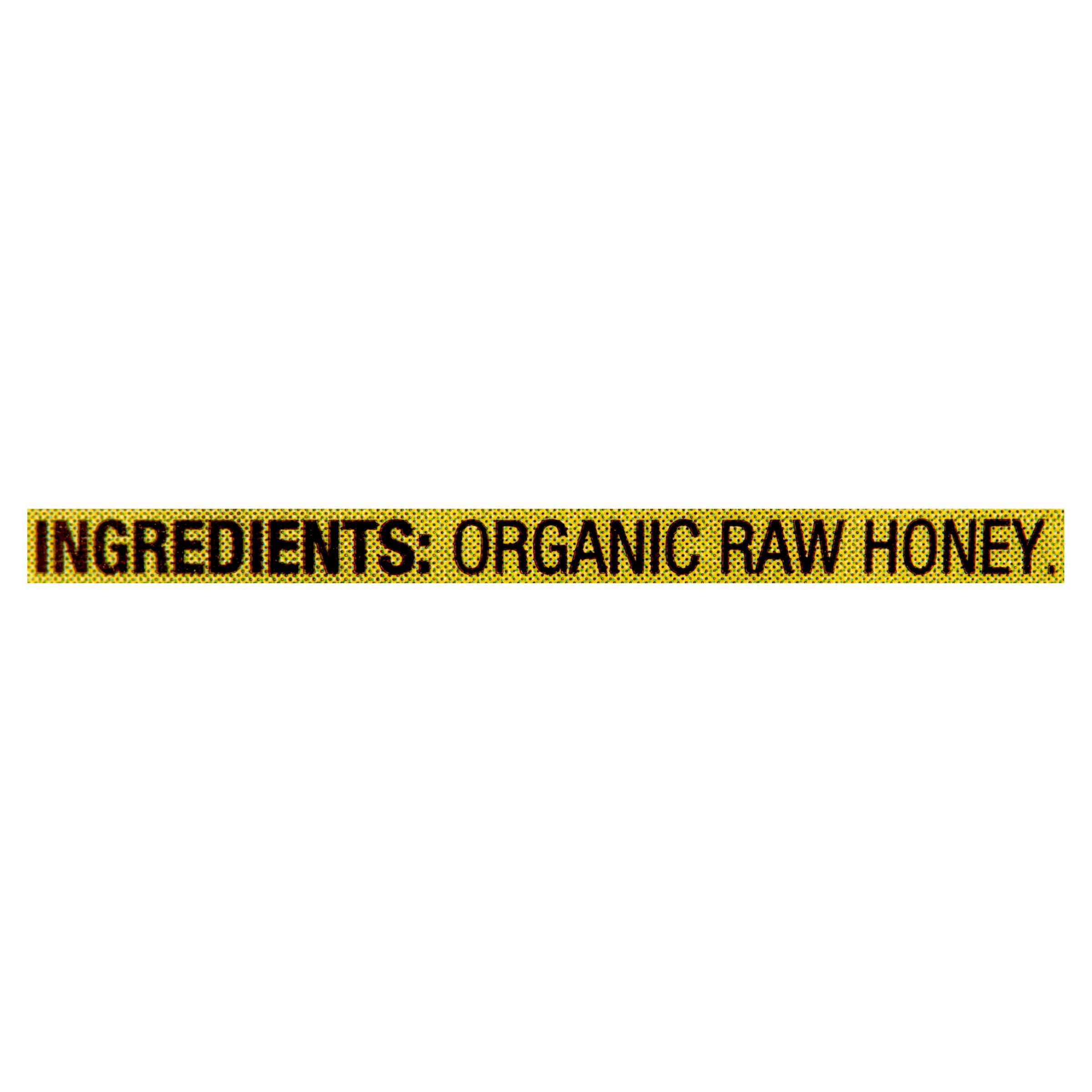 Great Value Organic Strained Raw Honey, 16 oz