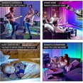 thumbnail image 3 of Bande Led Bluetooth 5m 5050 Lumière Changeante Rgb, Contrôlée par Application Téléphone Intelligent 44 Touches, Synchronisation avec Fonction Rythme/chronomètre Musical, 3 of 5