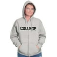thumbnail image 4 of Animal House Faber College Frat Party Unisex Fleece Graphic Zip Up Hoodie Brisco Brands 4X, 4 of 5