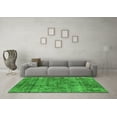 thumbnail image 3 of Ahgly Company Indoor Square Oriental Green Industrial Area Rugs, 4' Square, 3 of 4