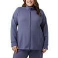 thumbnail image 6 of 32 Degrees Heat Women's Full Zip Active Tech Jacket (US, Alpha, Large, Regular, Regular, Blue), 6 of 10