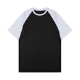 thumbnail image 3 of LPZOOGU Men's Casual Short Sleeve T-Shirts Summer Crew Neck Athletic Tees Loose Fit Graphic Striped Reflective Quick Dry Tops, 3 of 7