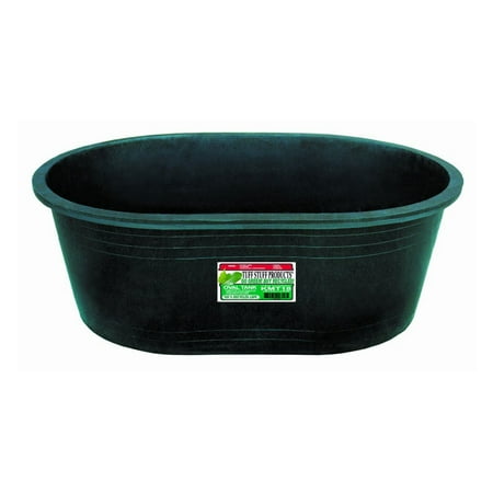 Tuff Stuff Heavy Duty 18 Gallon Oval Water, Feed, or Storage Tank Tub, Green