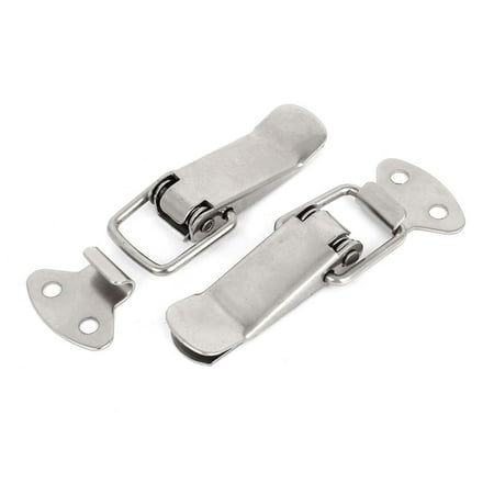 2pcs Fastener Toggle Latch Hasp Catch Chest Suitcase Boxes Lock Clamp