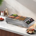 thumbnail image 2 of QinaQin Gril Électrique Sans Fumée 1800 W, Gril BBQ de Table Portable pour Intérieur et Extérieur avec Température Réglable, 2 of 8