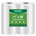 thumbnail image 1 of Kootek Vacuum Sealer Bags for Food, 2 Rolls for Custom Fit Food Storage, Meal Prep or Sous Vide, 11"x50' Commercial Grade Vacuum Seal Freezer Bags Rolls, 1 of 7
