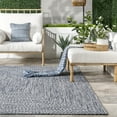 thumbnail image 2 of nuLOOM Wynn Braided Indoor/Outdoor Navy 11' 6" x 14' 6" Casual Area Rug, 2 of 9