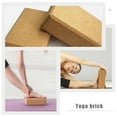 thumbnail image 4 of WEUVEB Durable Yoga Brick for Sports Use High Density Skid Resistance Exercise Tool 5 inch, 4 of 8