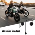thumbnail image 2 of Casque de Moto Compatible avec Bluetooth Universel Sans Fil Casque Mains Libres pour, 2 of 6