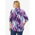 thumbnail image 2 of Woman Within Plus Size Rayon Pintucked Effortless Tunic Blouse, 2 of 5