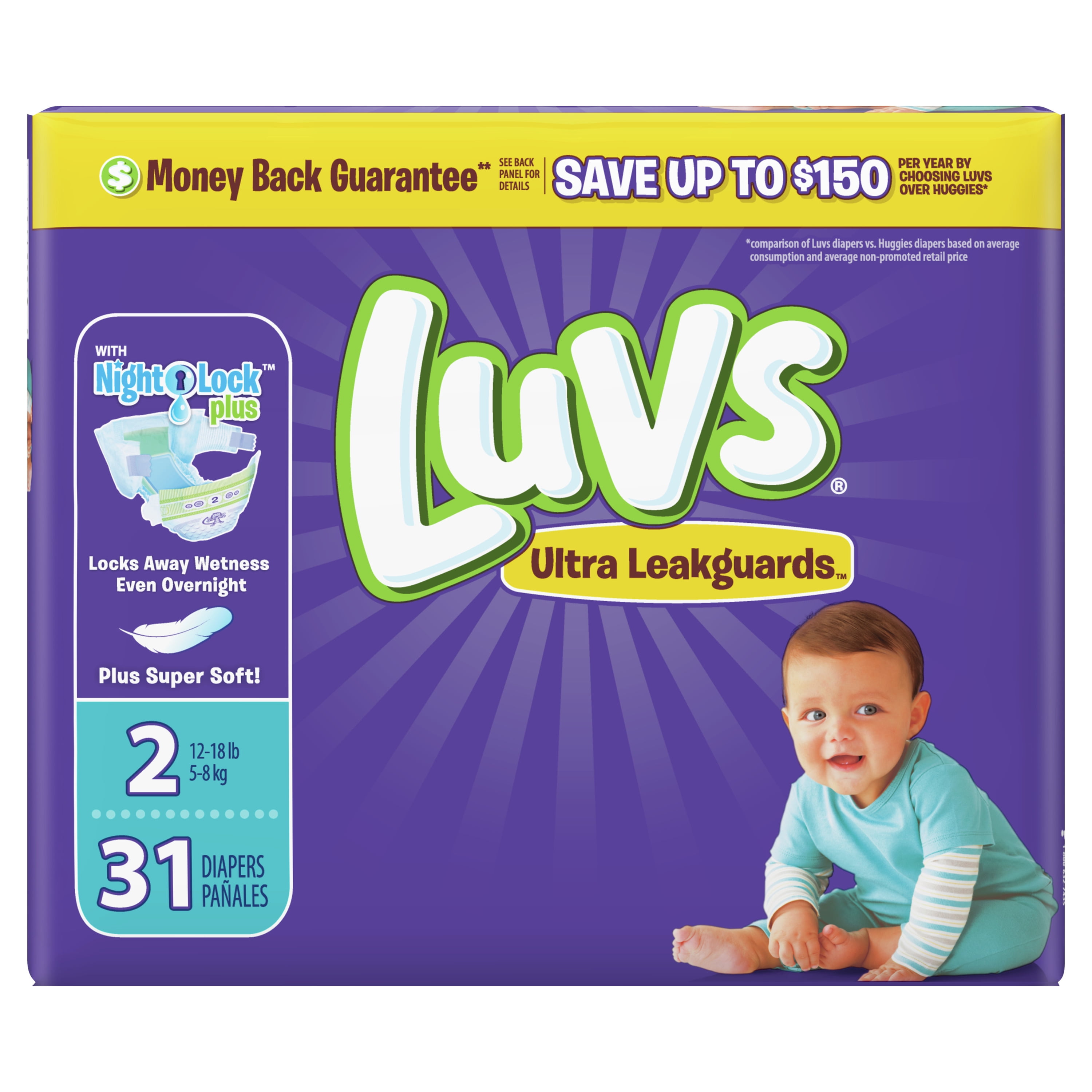 Luvs Paw Patrol Edition Diapers (Choose Your Size & Count)