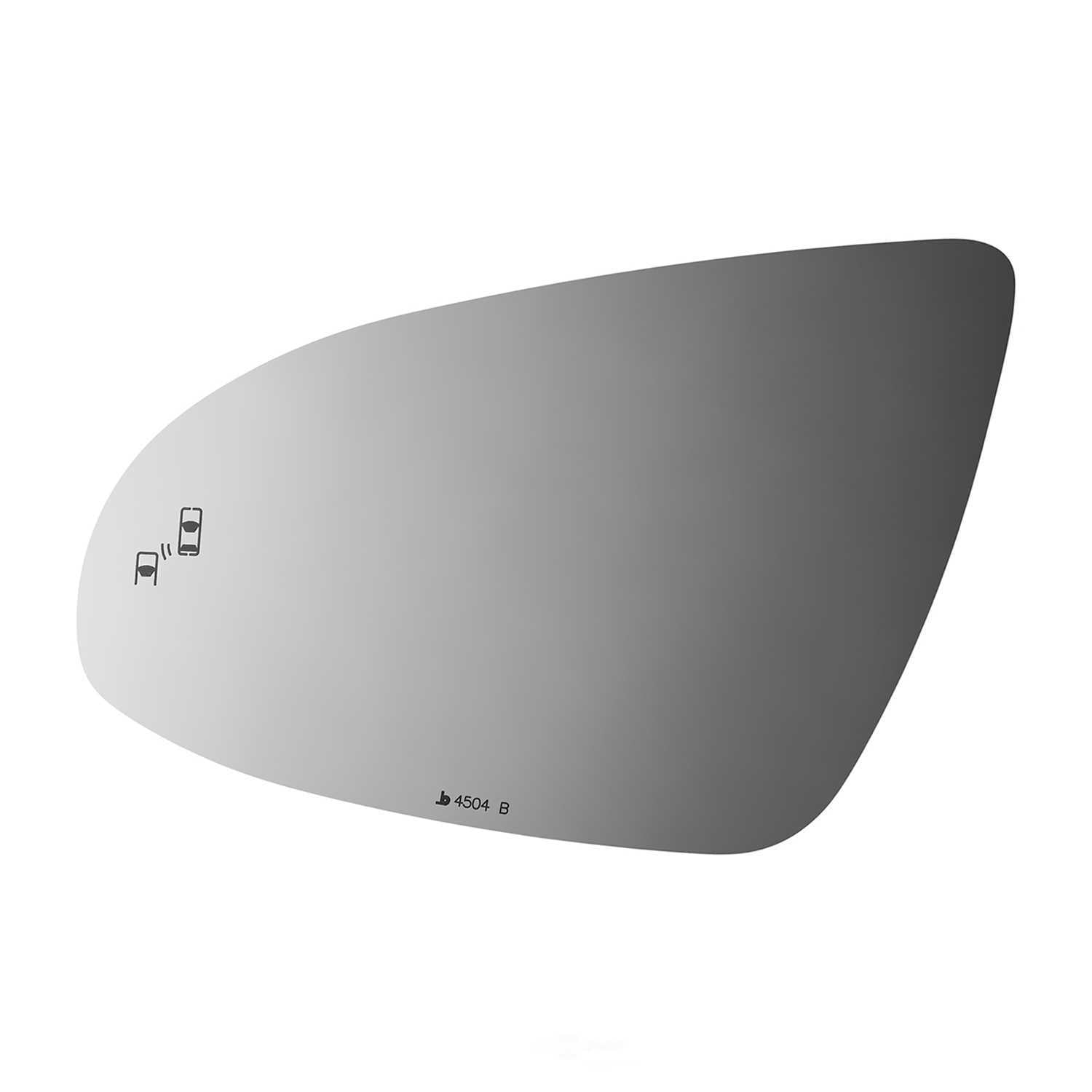 Burco Side View Mirror Replacement Glass - Clear Glass - 4504B