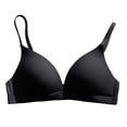 thumbnail image 3 of Triangle Cup Bra, Seamless Wirefree Bralette, Lightly Lined Comfort Fit Everyday Bra for Women, 3 of 4