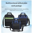 thumbnail image 3 of paramount Tool Storage Bag Portable Dustproof Heavy Duty Tear-resistant Multi Pocket Electrician Handbag Pouch Organizer Small Blue 1Set, 3 of 6