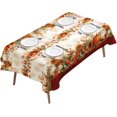 thumbnail image 1 of Fall Thanksgiving Rectangular Tablecloth x (xcm) Wipe Clean Pumpkin Table Cover for Family Gatherings Holiday Dinners Home Kitchen Decor, 1 of 7