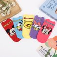 thumbnail image 2 of 5 Pack Winnie Womens Pooh Show Socks Soft and Breathable Socks, 2 of 4