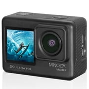 Minolta MNX5K1 5K Ultra HD / 24 MP Action Camera Kit