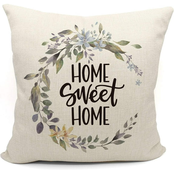 Home sweet home pillow Covers 18x18,farmhouse throw pillows,farmhouse pillows for couch,home sweet home decor,housewarming gifts for women