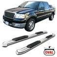 thumbnail image 2 of Ikon Motorsports Compatible with 04-08 F150 Super Crew Cab 4 Inch Stainless Steel Side Steps Running Boards, 2 of 7