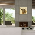 thumbnail image 4 of Epic Graffiti 'Highland Animal Cow' by Silvia Vassileva, Canvas Wall Art, 26"x26", 4 of 8