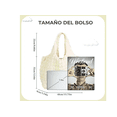 thumbnail image 4 of Bolso Hombro Bolsa Xtellar blanco Mano Mujer Acolchada Cloud Burbujas, 4 of 4