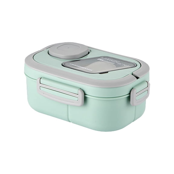 1200ml Lunch Box, Adult Bento Box with Utensil Set, Leak Proof Microwave Safe Lunch Container for Work, Fresh Keeping Insulated Meal Prep Container for Dining Out