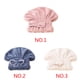 thumbnail image 3 of Toalla de microfibra para secar el cabello, envoltura para la cabeza con gorro de ducha con nudo de lazo, turbante para el cabello, envoltura para el cabello, gorro de baño Inevent HA1838-01, 3 of 6