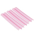 thumbnail image 4 of Anneaux de Reliure en Plastique, Peigne de Reliure 30 Trous Réutilisable Résistant à l'Usure PP pour Étudiant pour Bureau Rose, 4 of 8